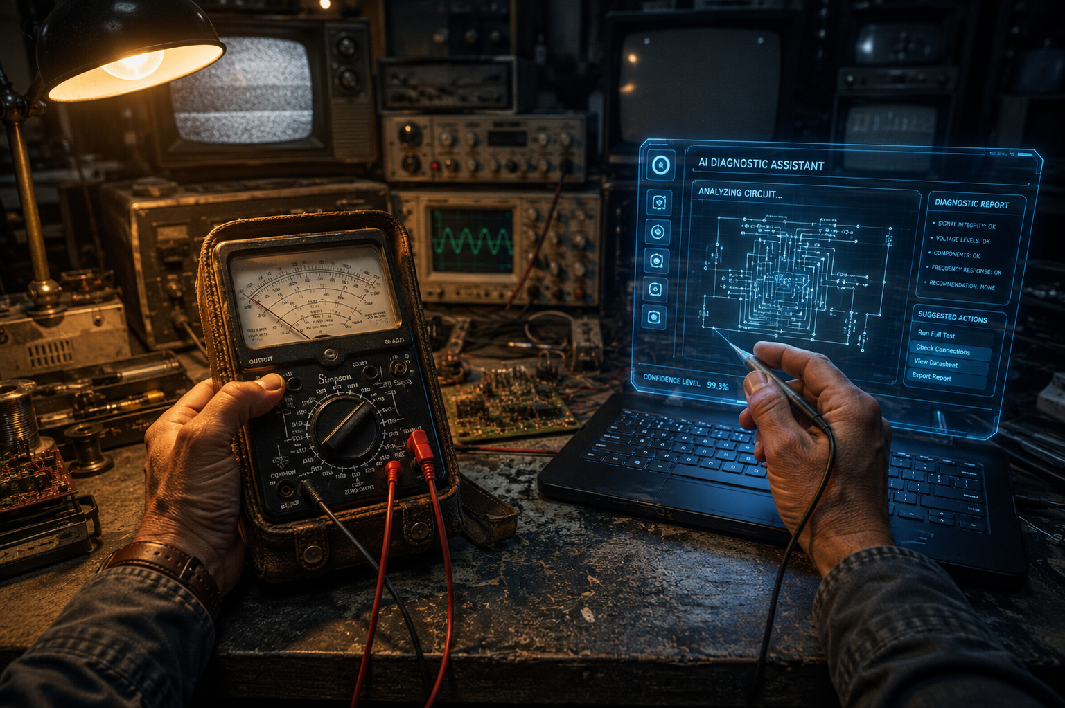 O Motor da TV Estava Funcionando — e Outras Lições Sobre Ferramentas e Conhecimento  Por Carlos — Bits e Bytes Eletrônica e Informática