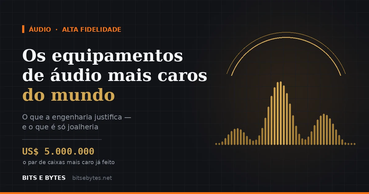Os equipamentos de áudio mais caros do mundo — e o que a engenharia realmente justifica